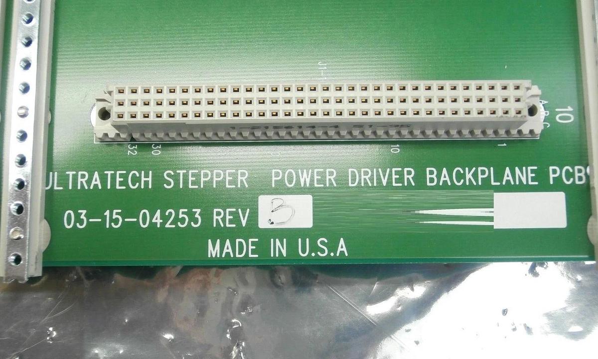Used Ultratech Stepper 03-15-04253 Power Driver Backplane Board PCB Used Working