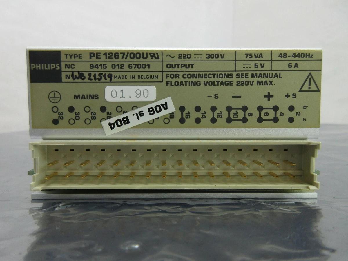 Used Philips 9415 012 67001 Power Supply PCB Card PE 1267/00U ASML PAS 5000/2500 Used