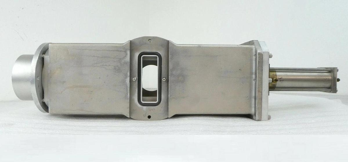 Used Varian Vacuum Technologies 07306001 X Source Gate Valve Assembly Working Surplus