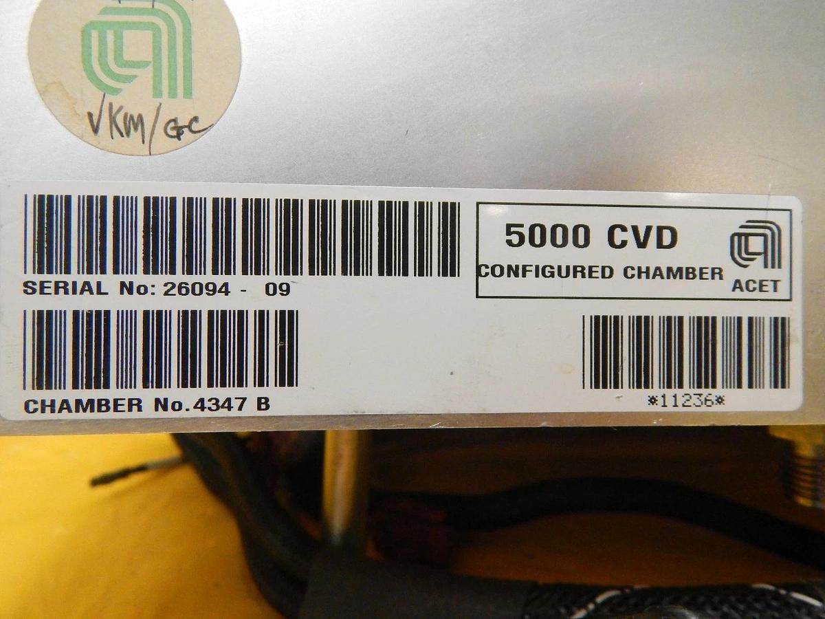 Used AMAT Applied Materials 4347 B 5000 CVD Chamber 200mm Precision 5000 P5000 Used