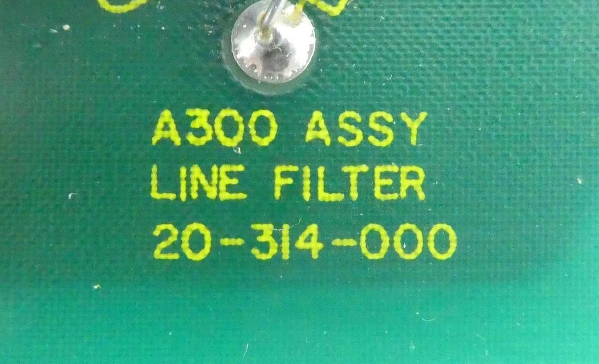 Used ASTeX Applied Science & Technology 20-314-000 A300 Line Filter PCB Working