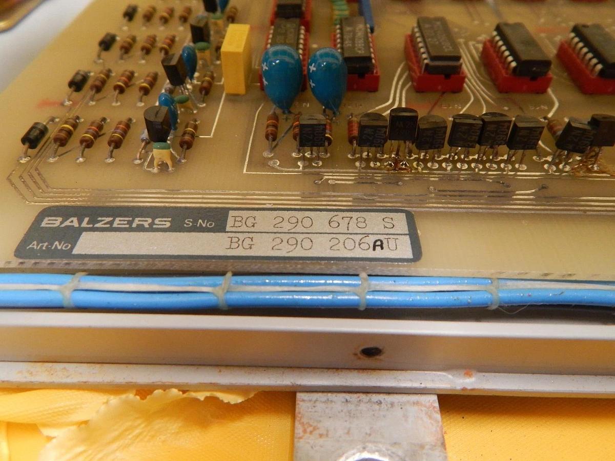 Used Balzers BG M52 000 Rack Mount Magnetron Switching Unit MSU 101 Used Working
