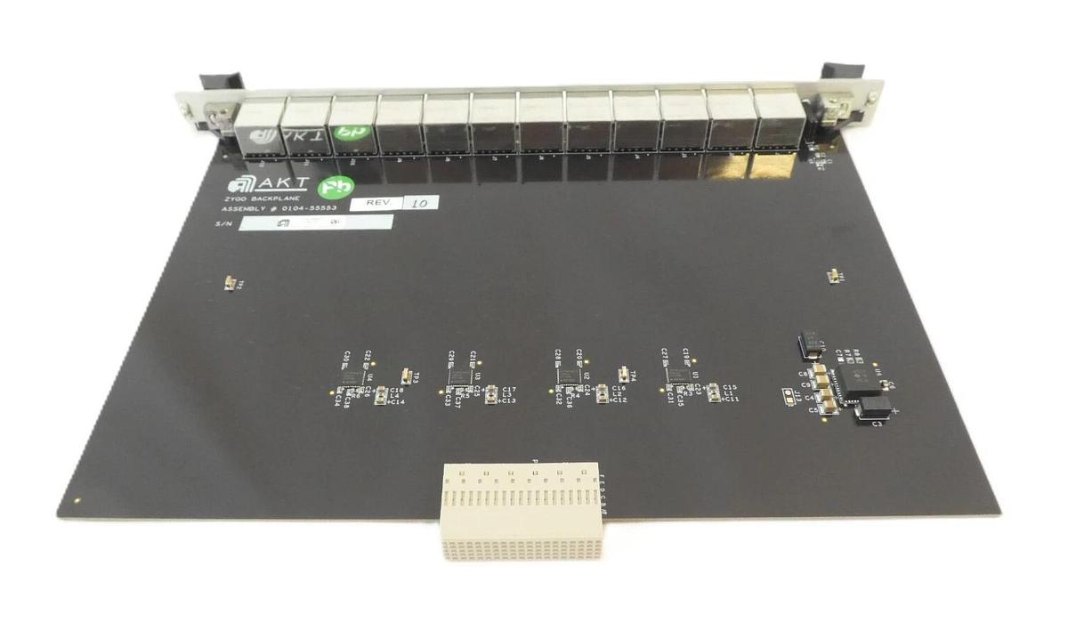 Used AKT 0104-55553 Zygo Backplane PCB Card 0114-55553 AMAT Working Surplus