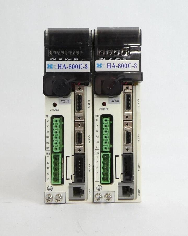 Used Harmonic Drive Systems 9800302138 Servo Drive HA-800C-3D-200 Lot of 6 Working