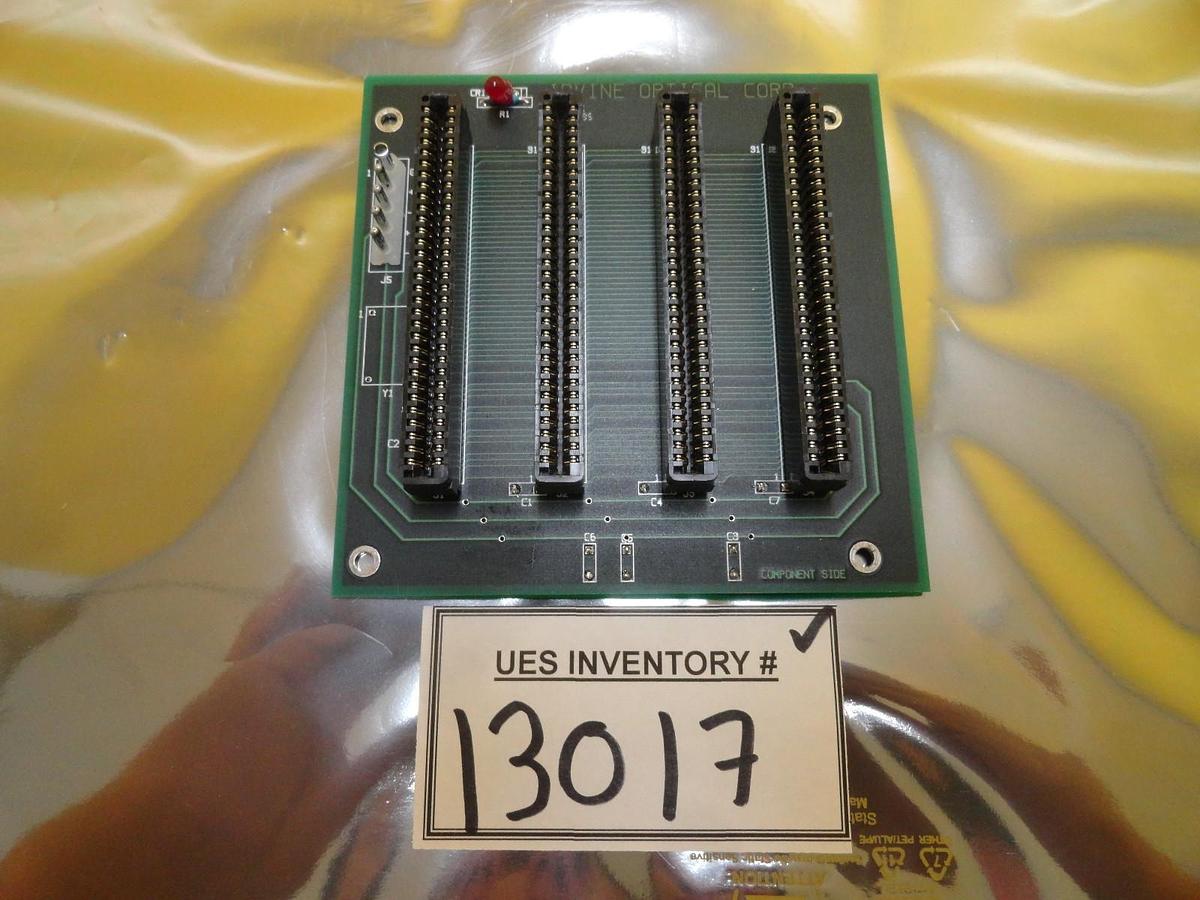 Used Irvine Optical 015-0851-01 4-Slot Motherboard Backplane PCB Board Used Working