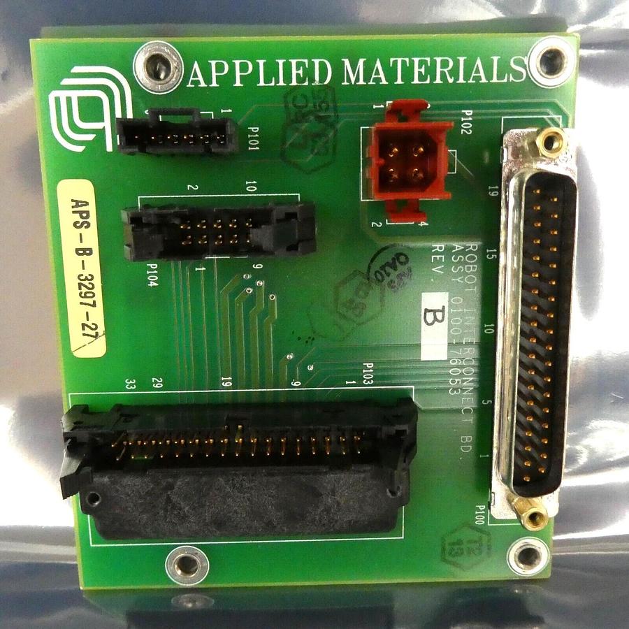 Used AMAT Applied Materials 0100-76053 Robot Interconnect PCB Assembly Working Spare