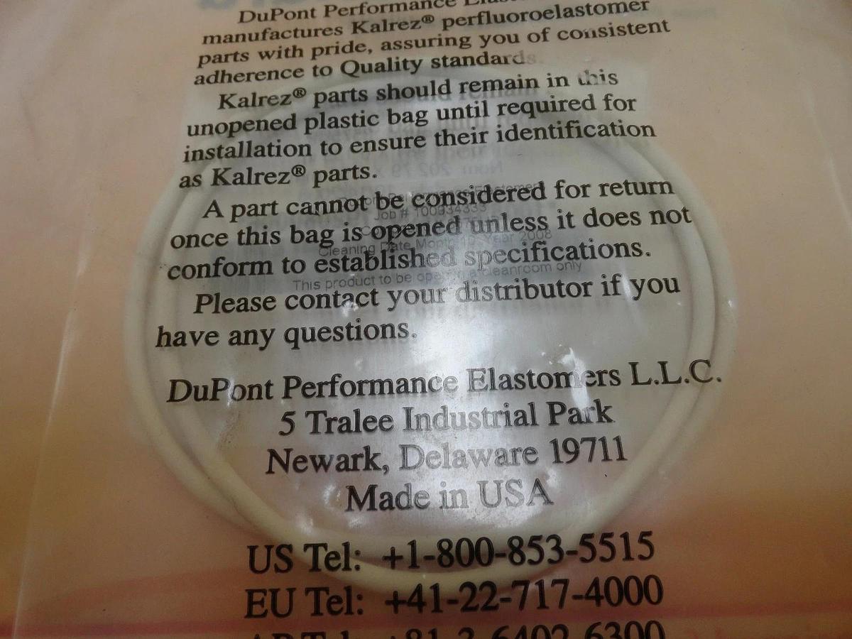 DuPont AS-568A O-Ring Seal Kalrez Sahara AMAT 3700-00209 Lot of 3 New