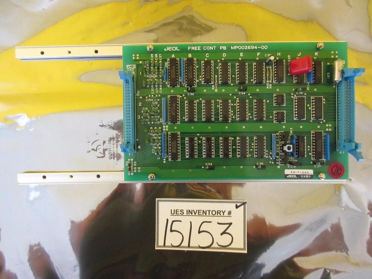 Used JEOL MP002694-00 FREE CONT PB Board Assembly PCB EM-FLC40 JEM-2010F Used