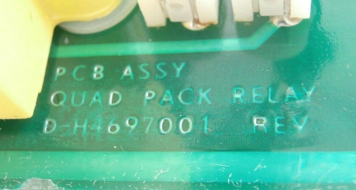 Used Varian Semiconductor VSEA D-H4697001 Quad Pack Relay PCB Working Surplus