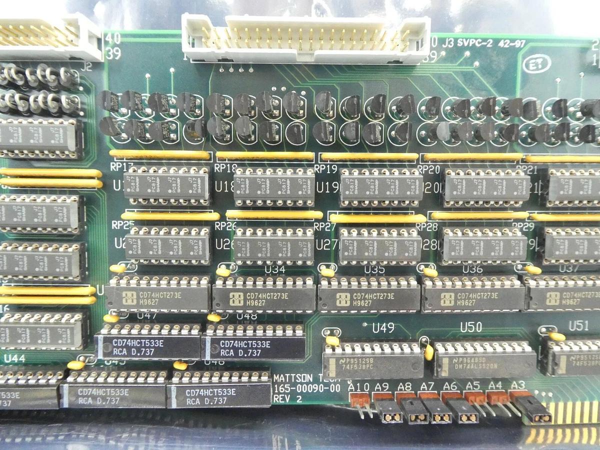 Used Mattson Technology 165-00090-00 Digital I/O PCB Card Working Surplus