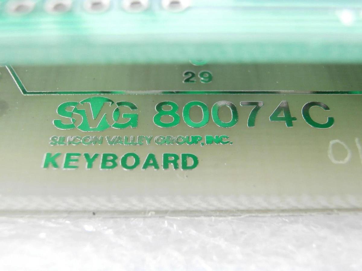 Used SVG Silicon Valley Group RT-8828/8836 HPO Developer Interface Panel 80073B Spare