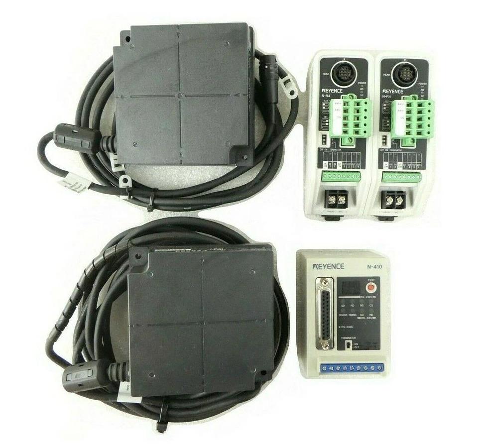 Used Keyence Internal Sensor System Lot of 5 N-410 N-R4 RF-550 Rudolph F30 Working