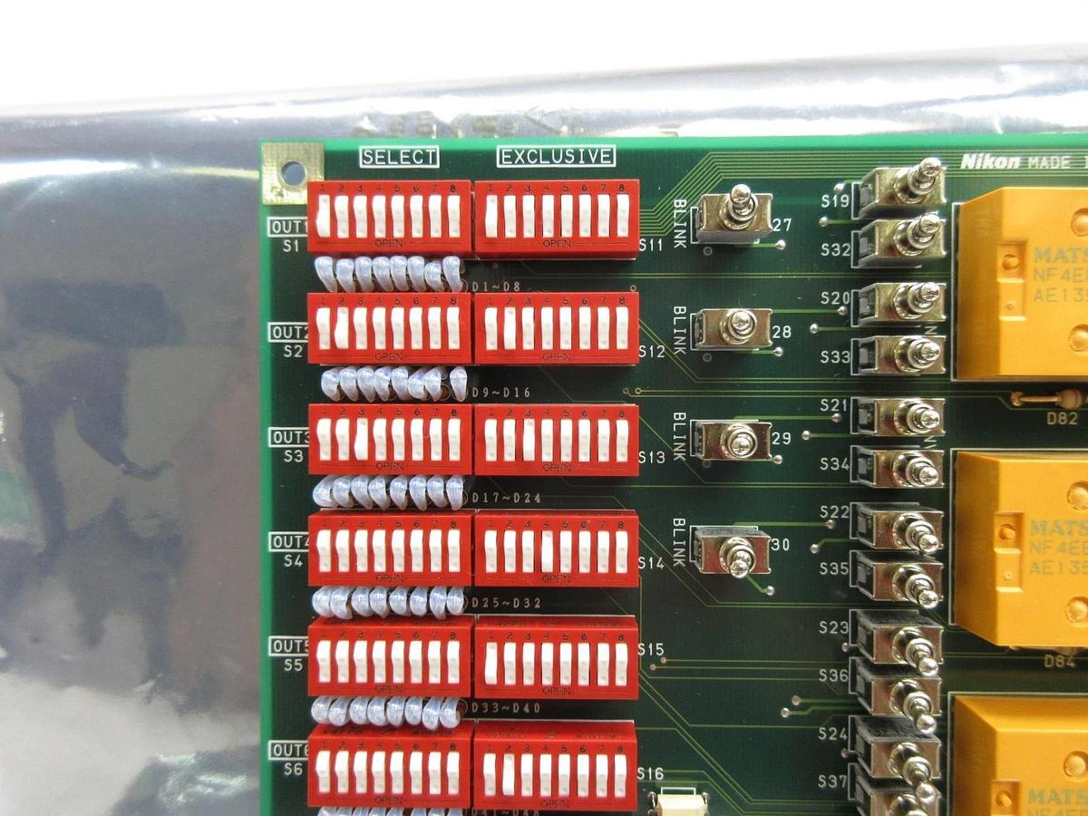 Used Nikon 4S007-854-1 Power Supply Relay Board PCB ST-DRU NSR-S204B Used Working
