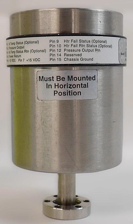 Used MKS Instruments 627FU2TCE5B Baratron Transducer No 15-Pin D Screws Spare