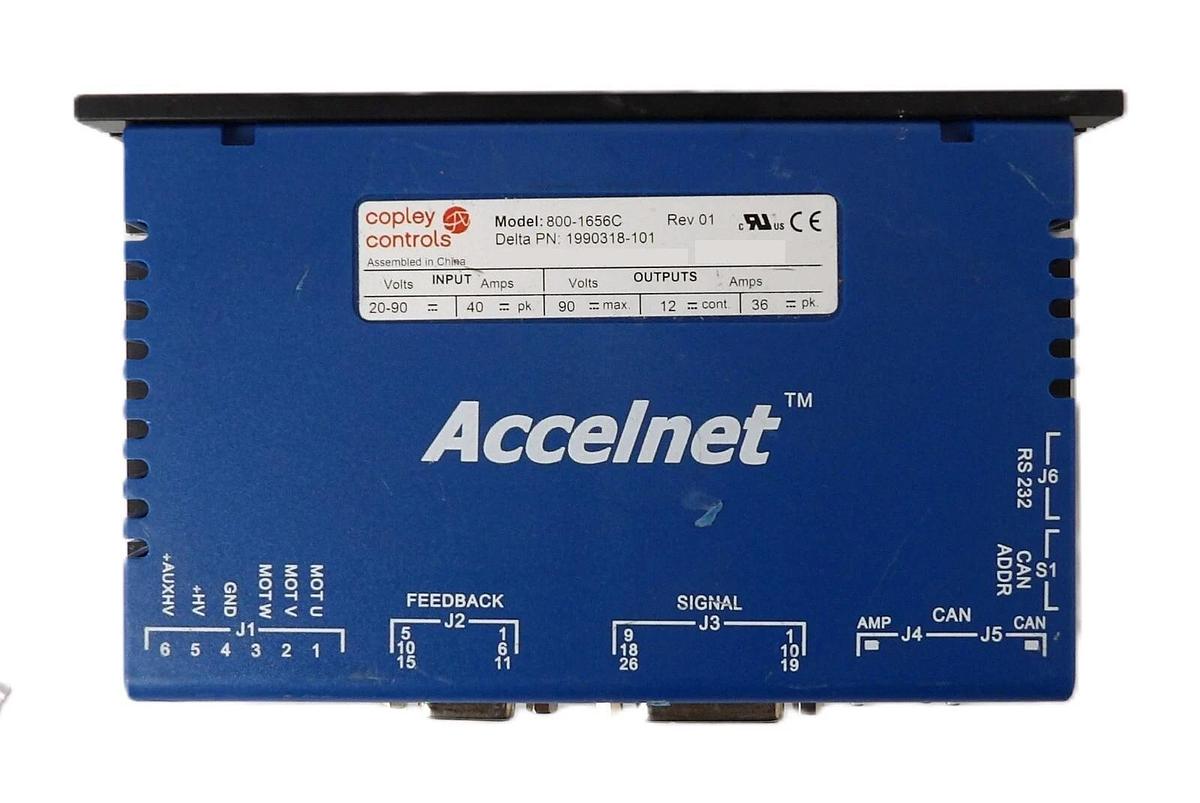 Used Copley Controls 800-1656C Accelnet AMAT Delta 1990318-101 Working Surplus