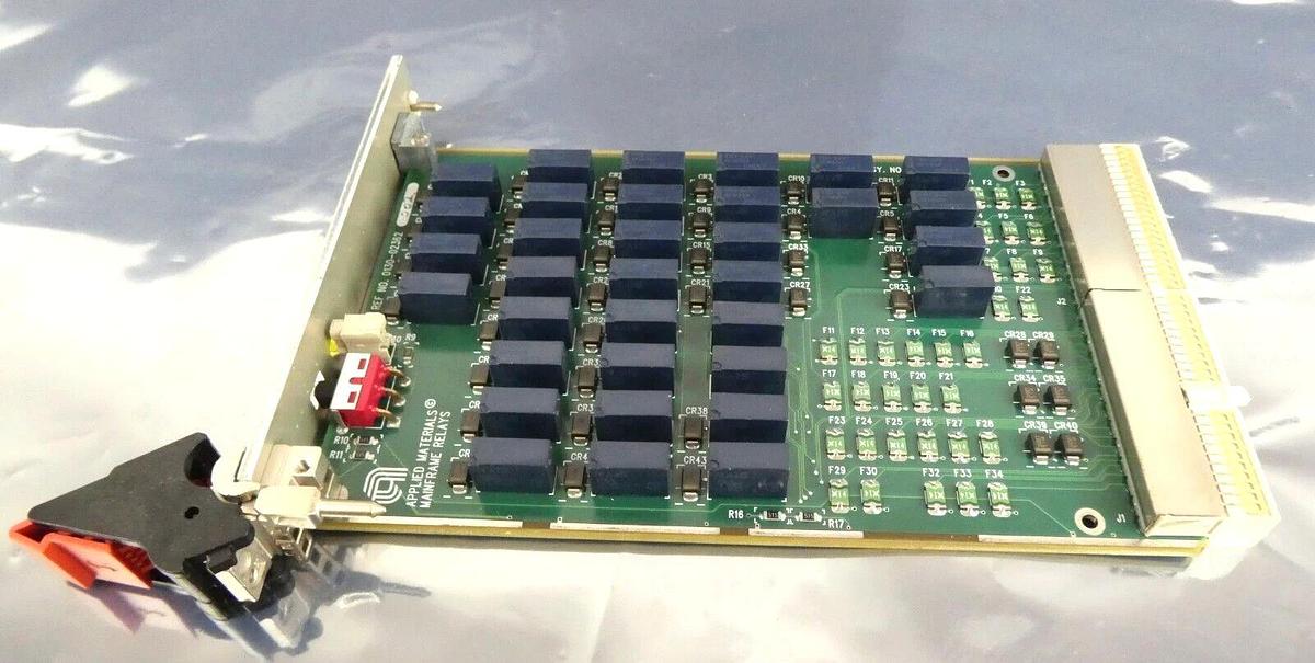 Used AMAT Applied Materials 0190-02362 Mainframe Relay Module PCB Card Working