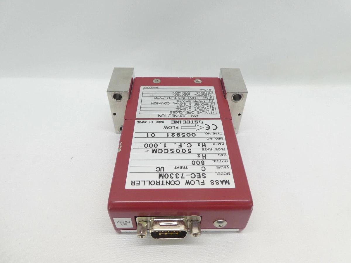 Used STEC SEC-7330M Mass Flow Controller MFC SEC-7330 500 SCCM H2 Working Surplus