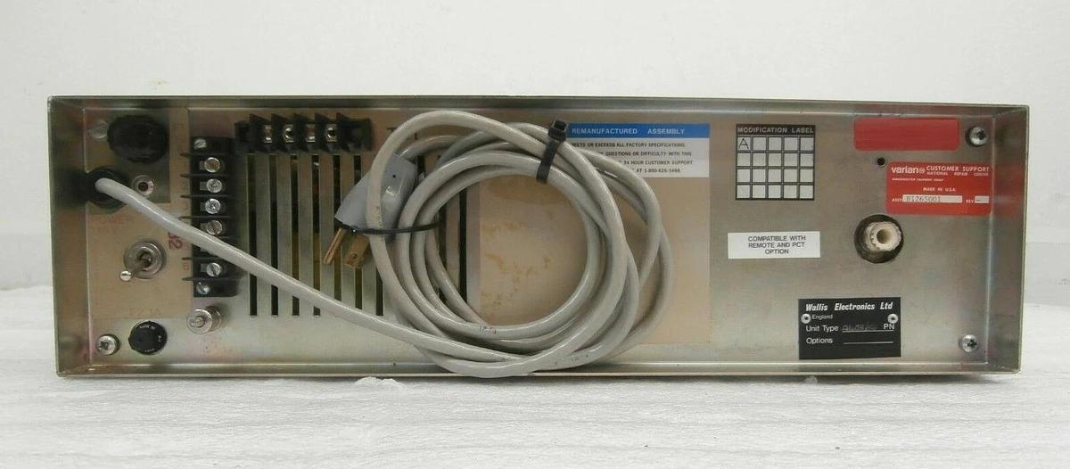 Used Wallis Electronics A403/56 40kV Extraction Power Supply Varian H1265001 Working