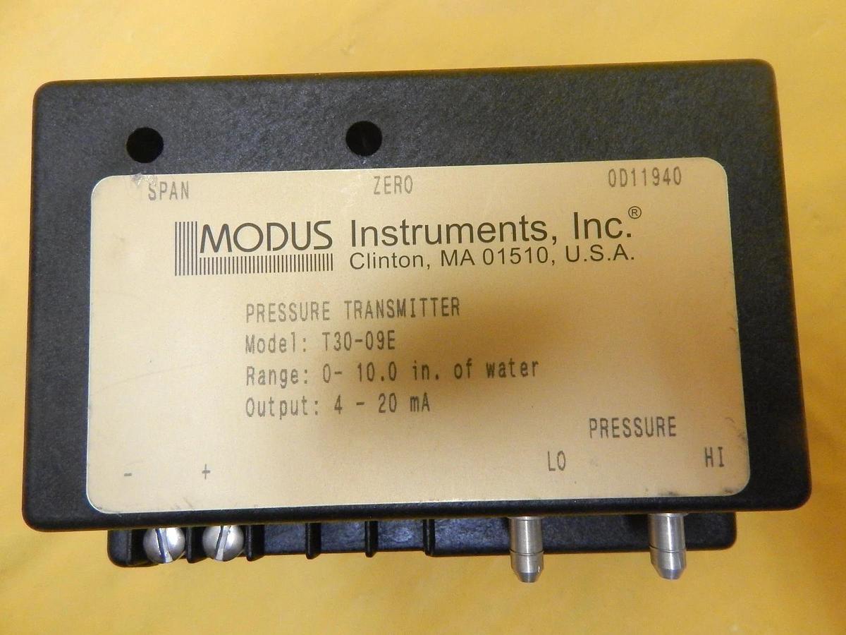 Used Modus Instruments T30-09E Pressure Transmitter Reseller Lot of 3 Used Working