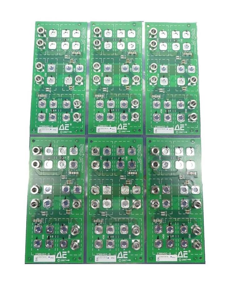 Used AE Advanced Energy 2300492-B Pinnacle II Interconnect PCB 1300736 Lot of 6 Spare