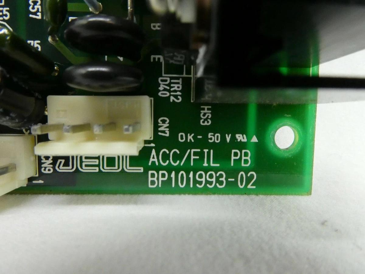 Used JEOL BP101993-02 ACC/FIL PB Board PCB JWS-7555S Wafer Defect Review SEM Working