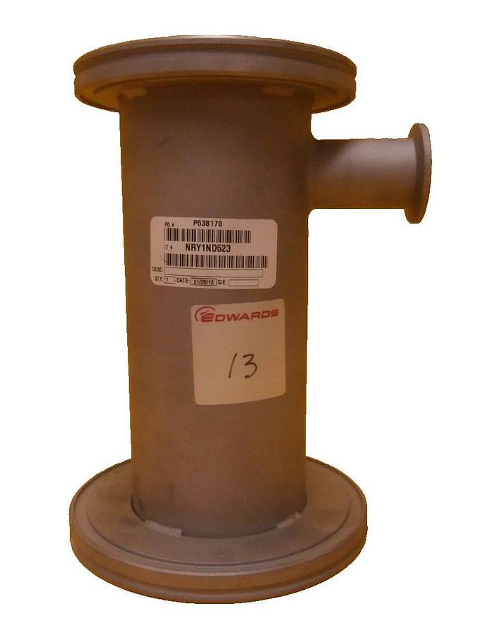 Used Edwards NRY1ND523 High Vacuum Adapter ISO80 to ISO100 ISO-K NW25 Used Working