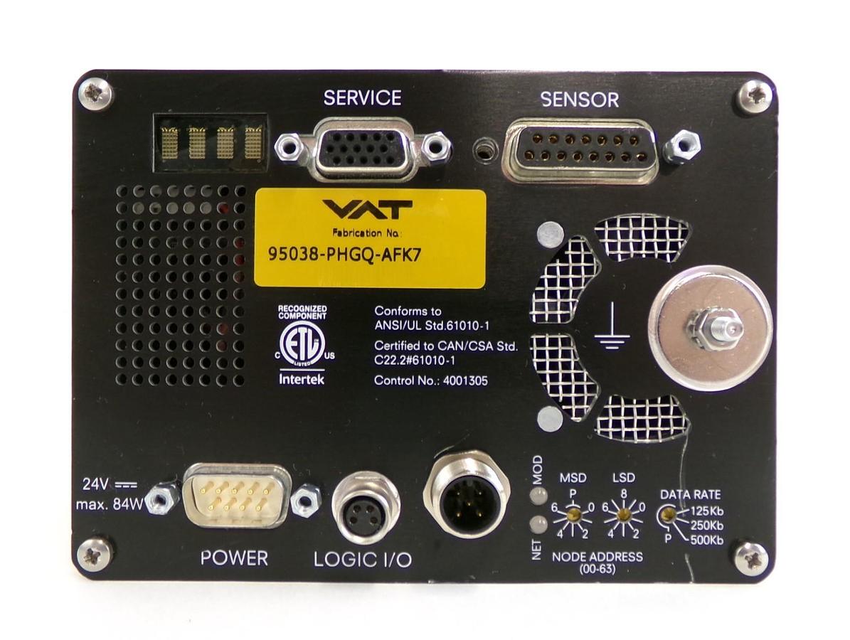 Used VAT 95038-PHGQ-AFK7 Integrated Pressure Controller for Butterfly Valve Working