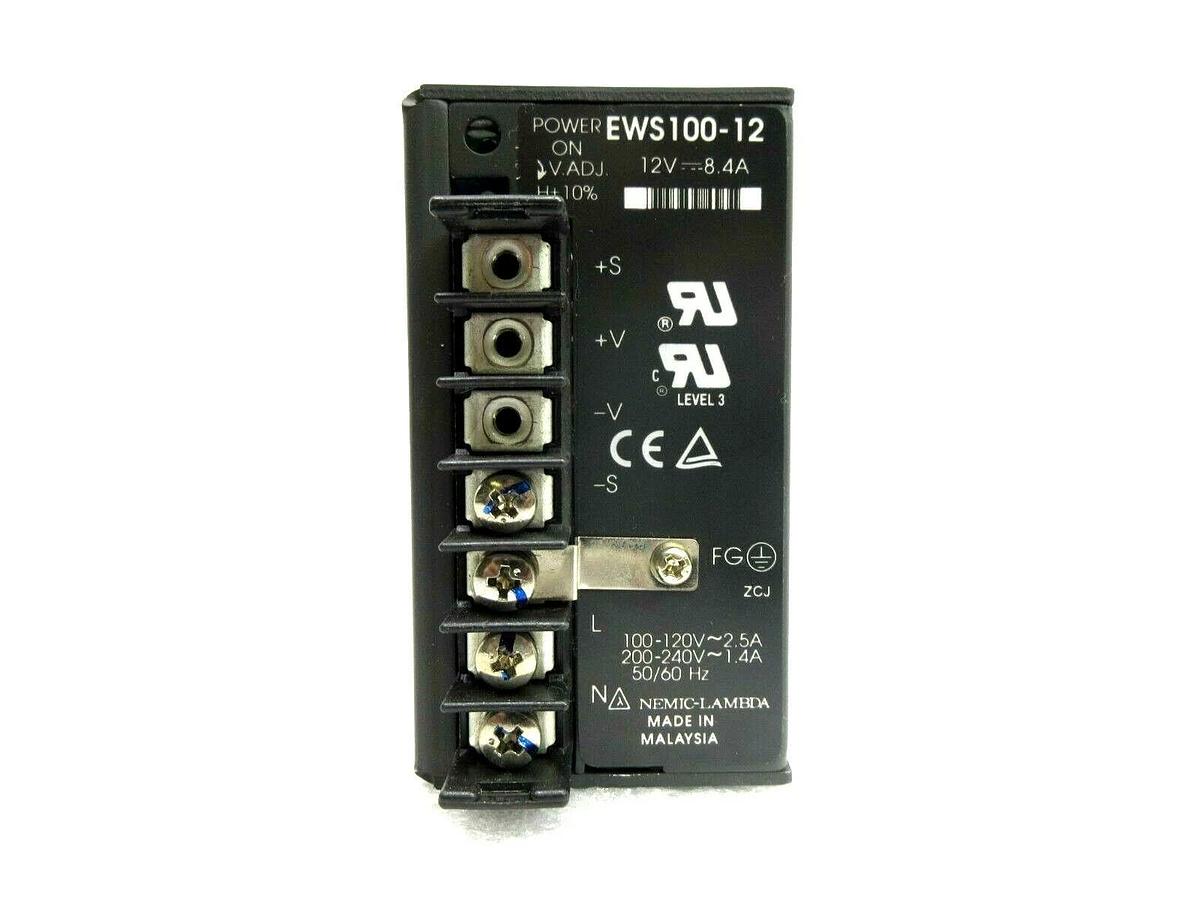 Used Nemic-Lambda EWS-100-12 Power Supply EWS100-12 Nikon NSR-S204B Scanning Used