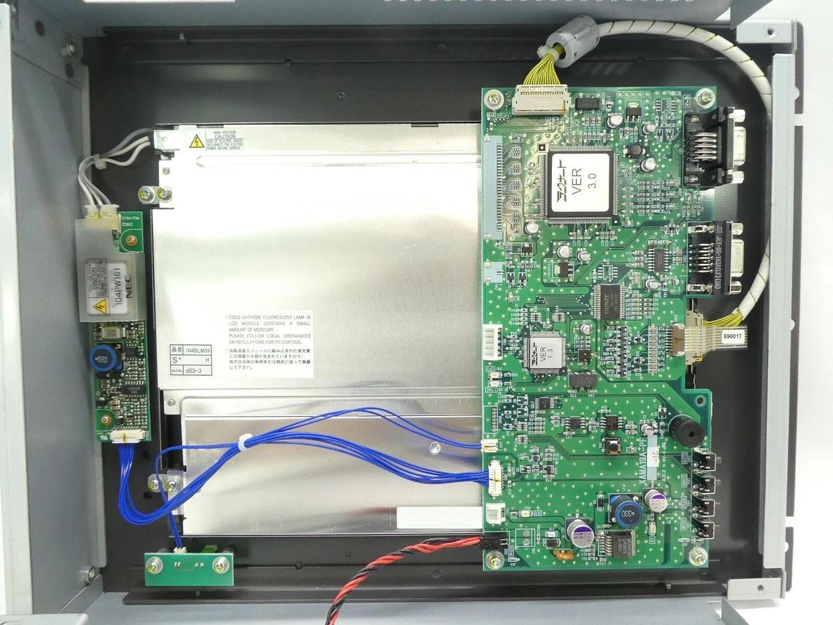 Used Tecnart TM104-HKT-PN Color LCD Monitor 10.5" Kokusai Zestone DD-1203V Working