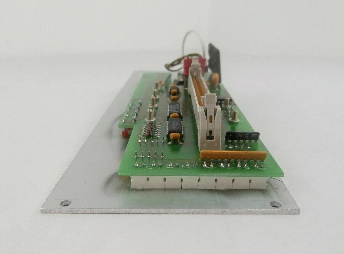 Used Balzers 1-Axis Pos. CPU VME Panel PCB PANCO-LAN Wyttenbach W322A Unaxis Working