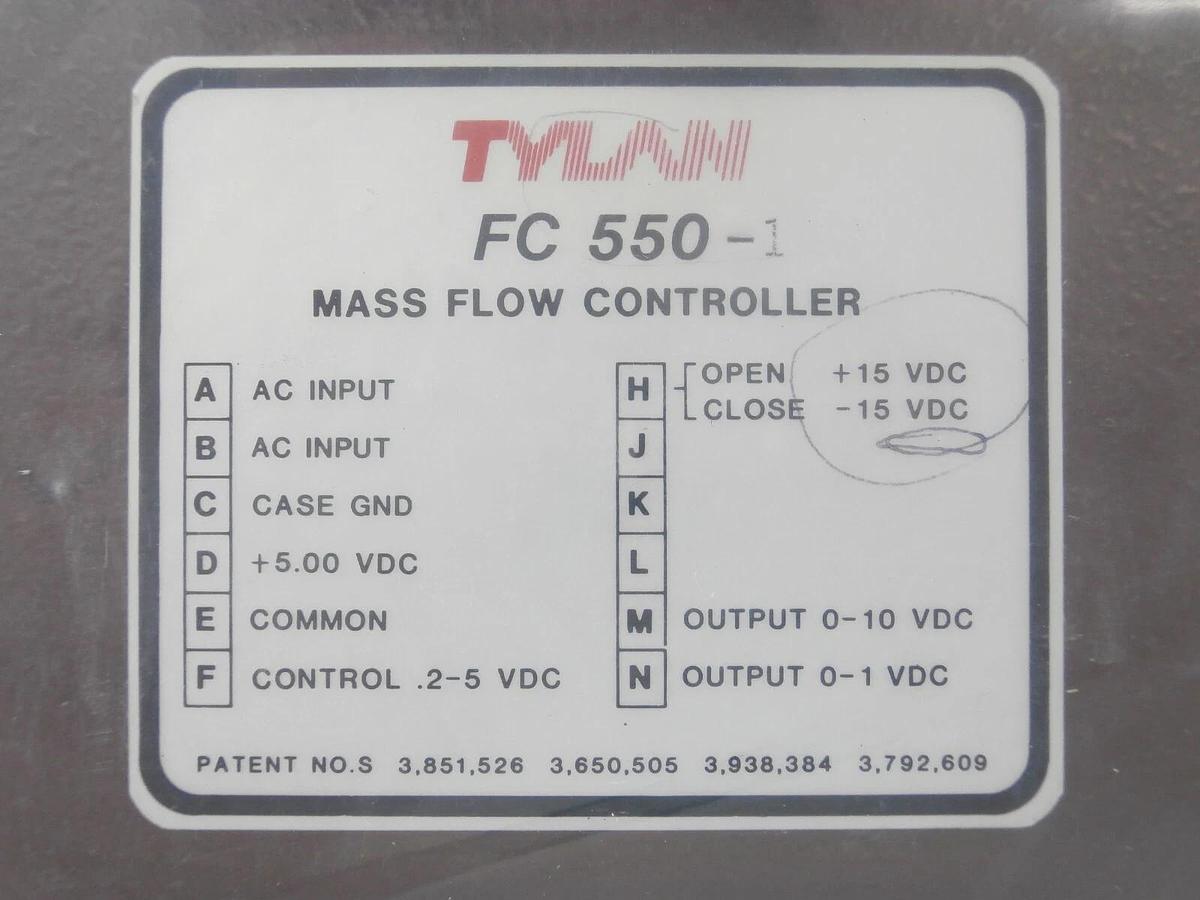 Refurbished Tylan W41484-2 Mass Flow Controller MFC 300 SCCM SiH4 FC 550-1 OEM Refurbished