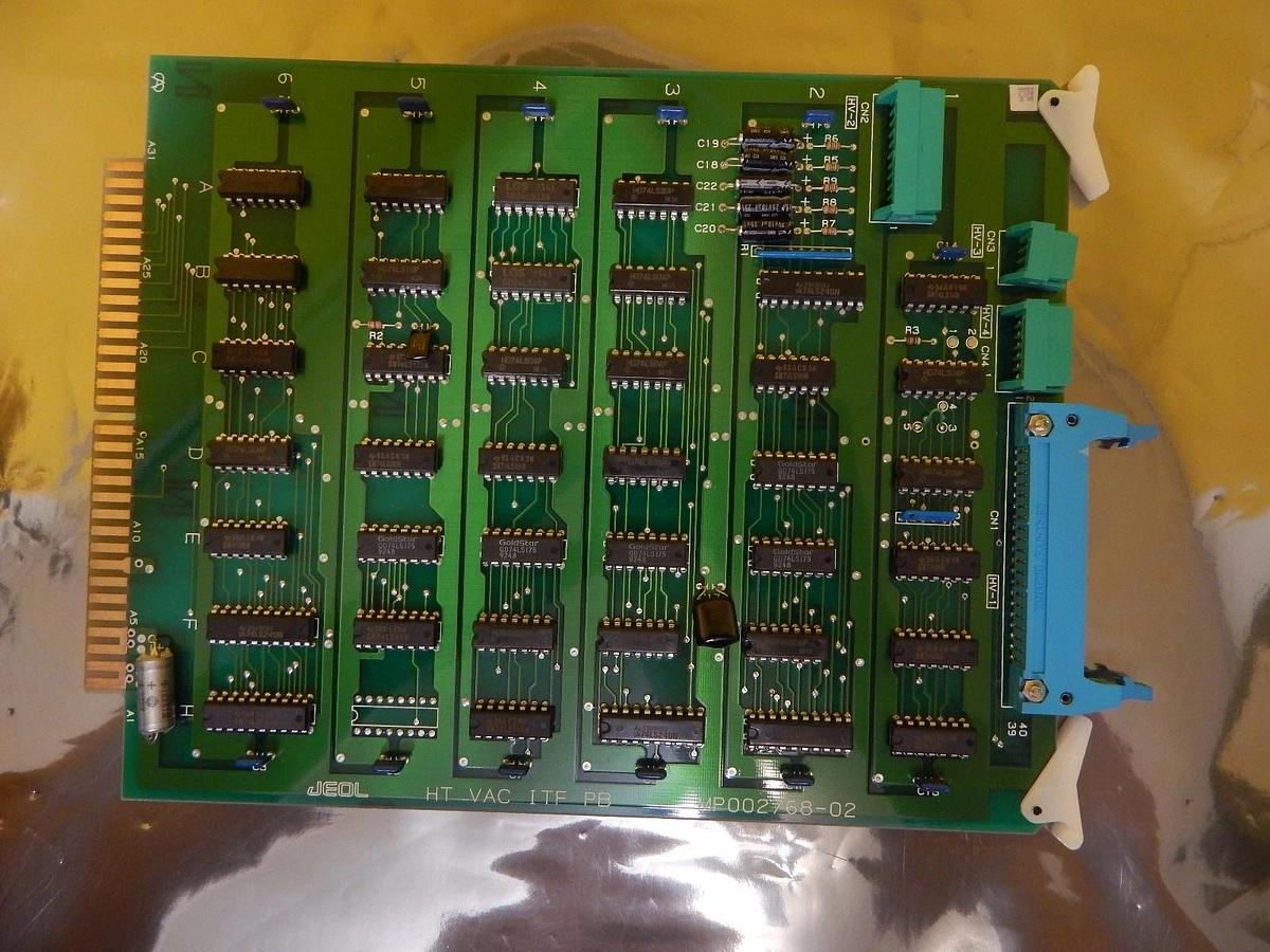 Used JEOL MP002768-02 HT VAC ITF PB Interface Board PCB Card EM-2010F Working