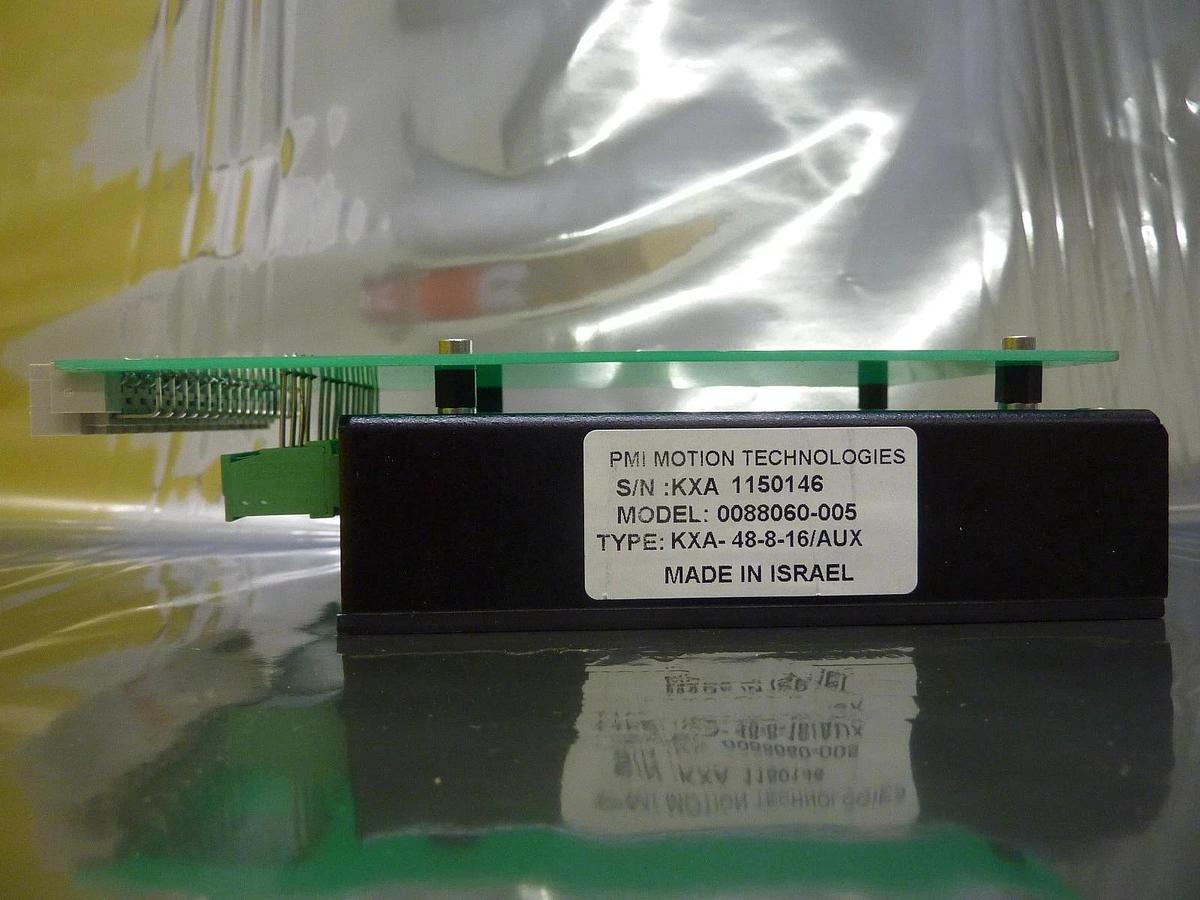 Used PMI Motion Technologies KXA-48-8-16/AUX PCB Card 0088060-005 Kollmorgen Used