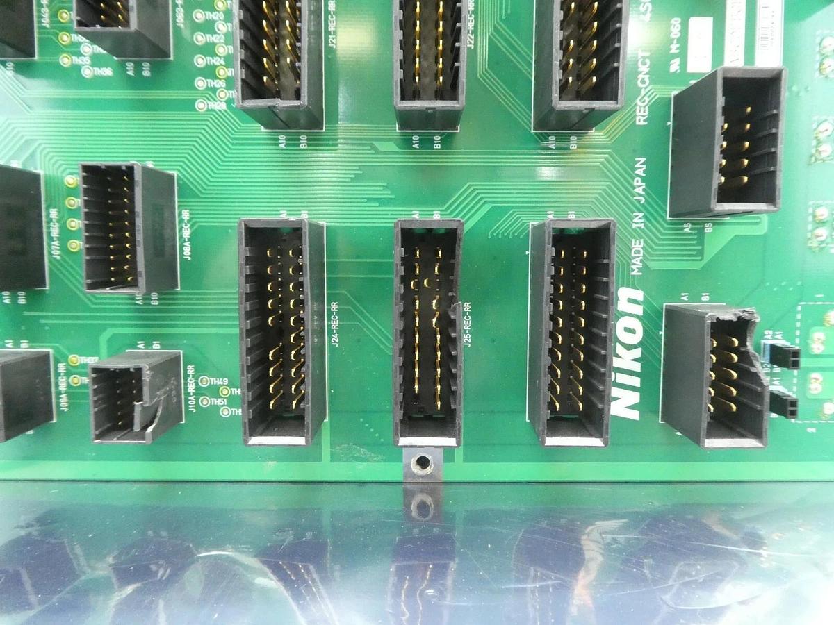Used Nikon 4S013-755 Backplane PCB REC-CNCT NSR FX-601F Damaged Connectors As-Is