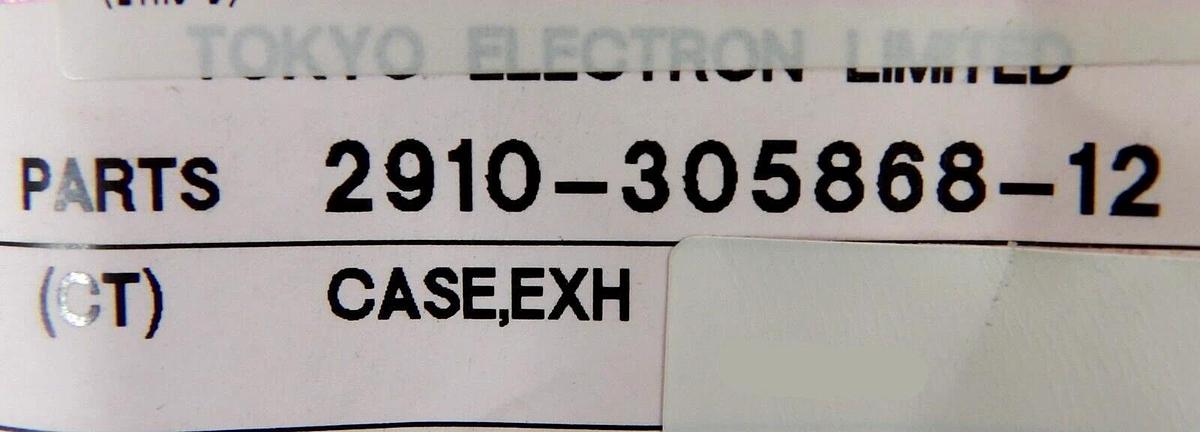 Used TEL Tokyo Electron 2910-305868-12 ACT8 Coater Exhaust Case Reseller Lot of 5 New