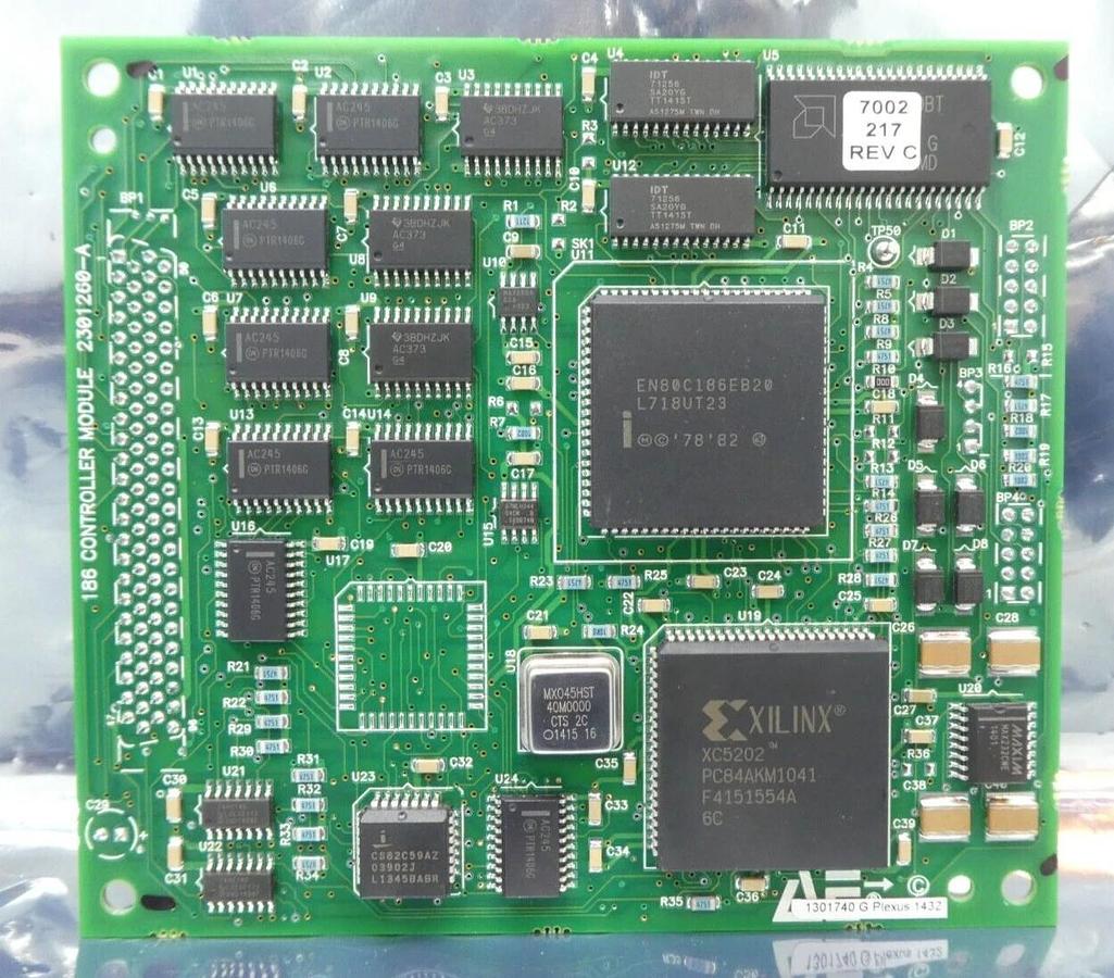 Used AE Advanced Energy 2301260-A 186 Controller Module PCB 1301740 Lot of 2 Working