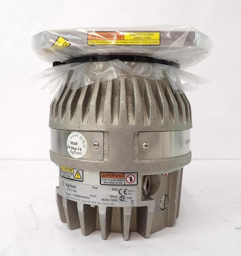 Used TV-301 NAV Navigator Agilent EX9698918M013 Turbomolecular Pump Turbo Working