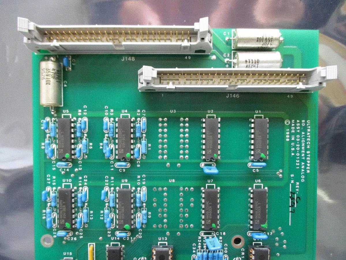 Used Ultratech Stepper 03-20-01321 Analog Alignment Board PCB Rev. C 4700 Titan Used