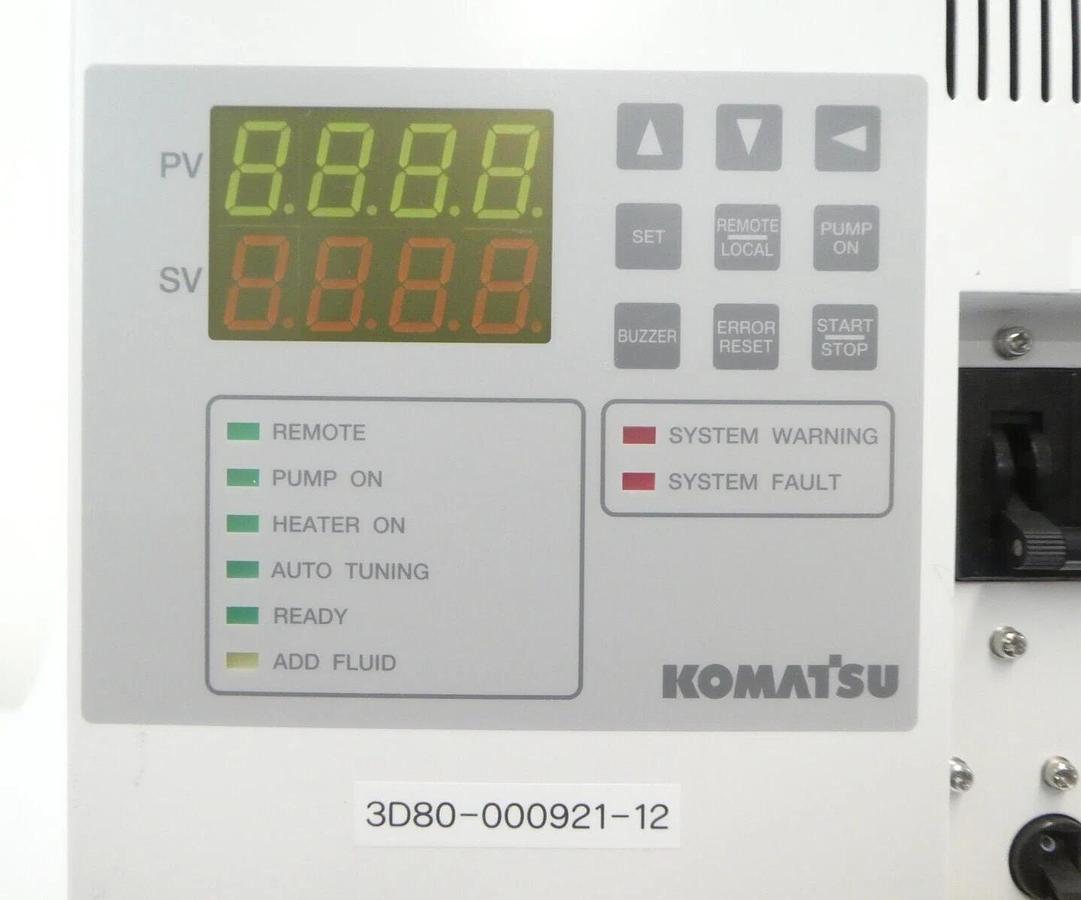 Used Komatsu ABRAA00130 Chiller Controller FRC-6000-6 TEL 3D80-000921-12 Working