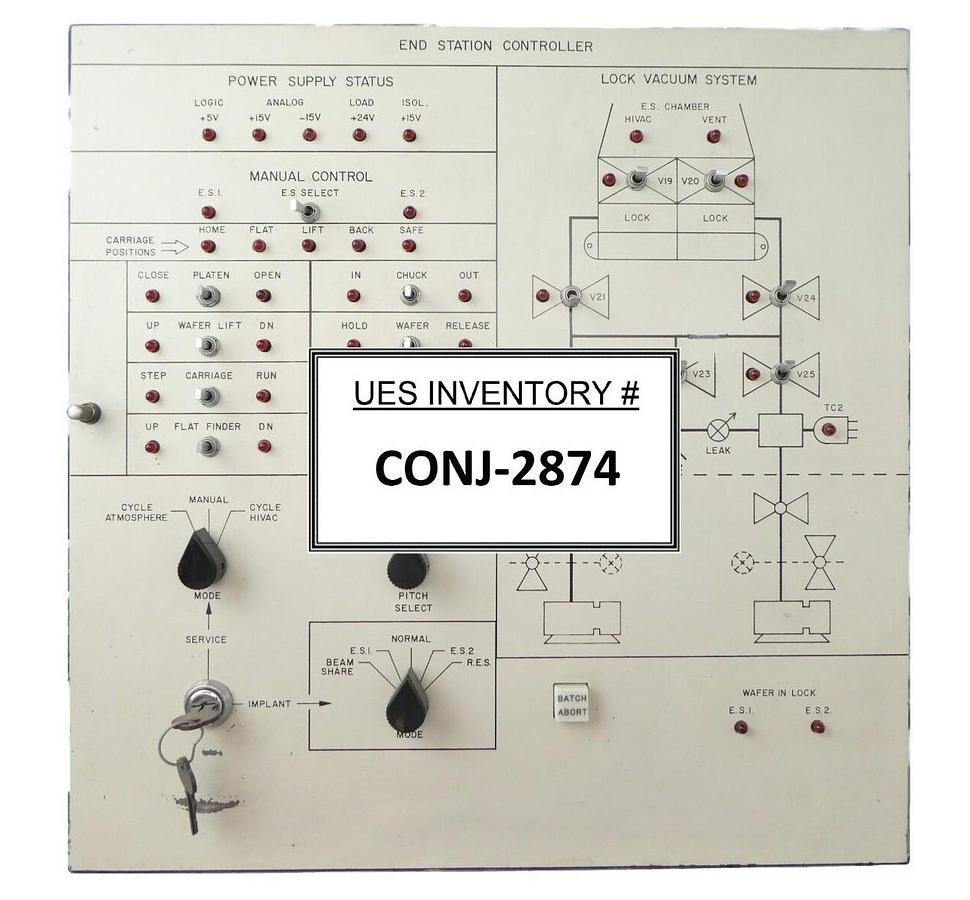 Used Varian VSEA H0581-1 End Station Operator Interface Control Panel 0147001 Working