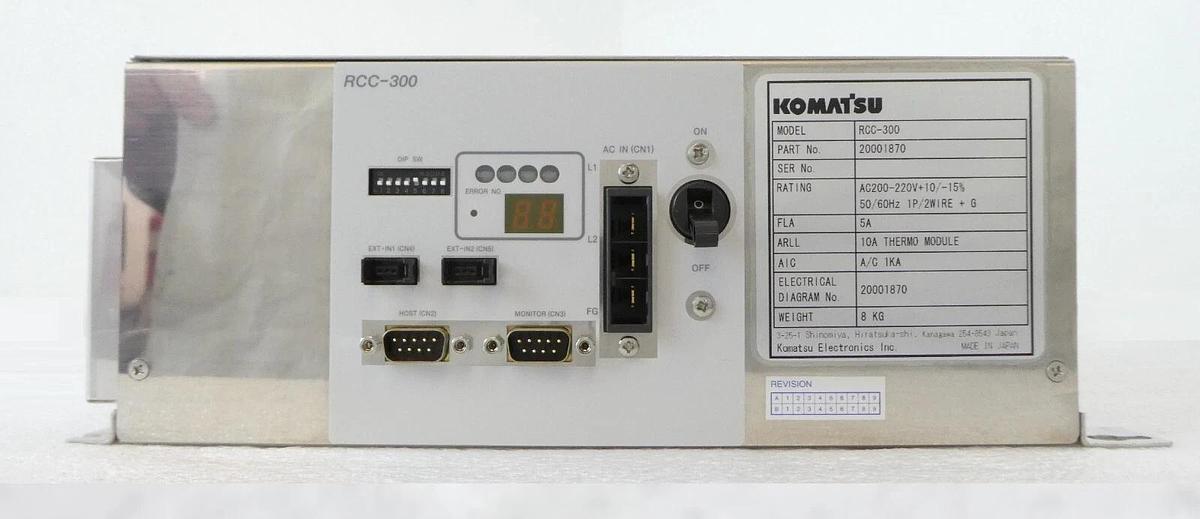Used Komatsu Electronics 20001870 Thermo Module RCC-300 TEL Lithius Lot of 2 Working