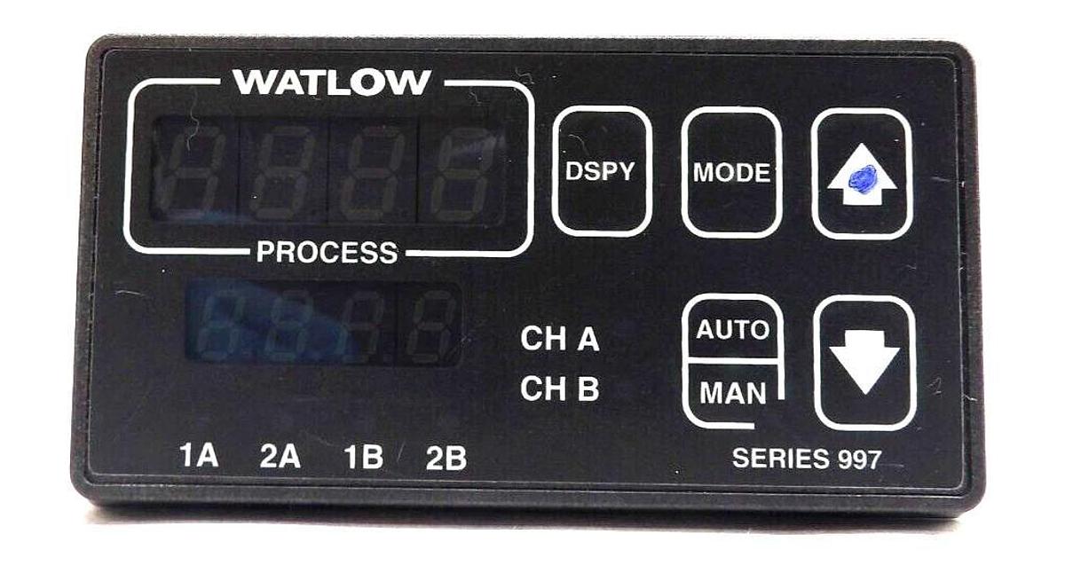 Used Watlow 997D-11CC-JURG Temperature Controller Series 997 Lot of 6 Working Surplus