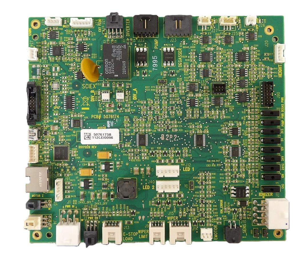 Used AB Sciex 5076174 Control Interface PCB 5076173 Echo MS Spectrometer Working