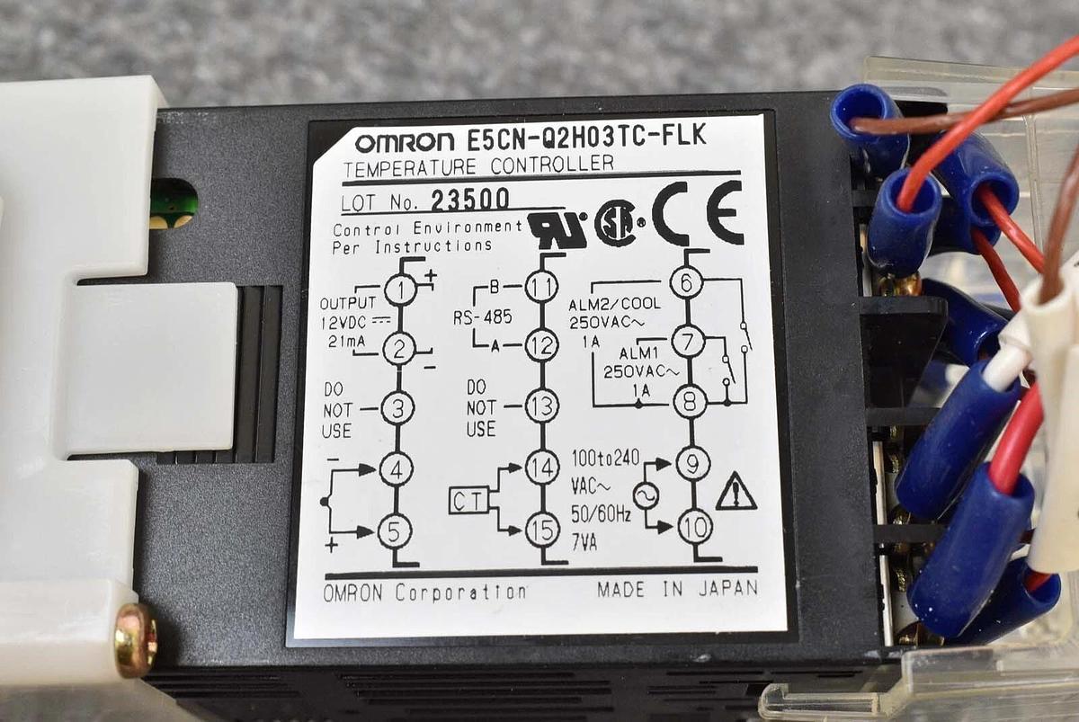 Used Omron E5CN-Q2H03TC-FLK Temperature Controller