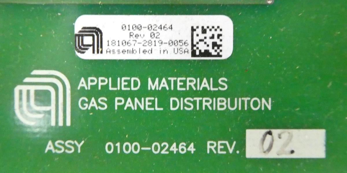 Used AMAT Applied Materials 0100-02464 Gas Panel Distribution PCB Working