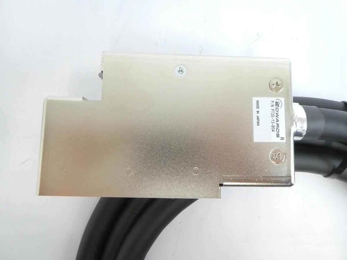 Used STP Edwards PT35-Y3-B04 Turbomolecular Pump Cable 9.8 Foot 3m Working Surplus