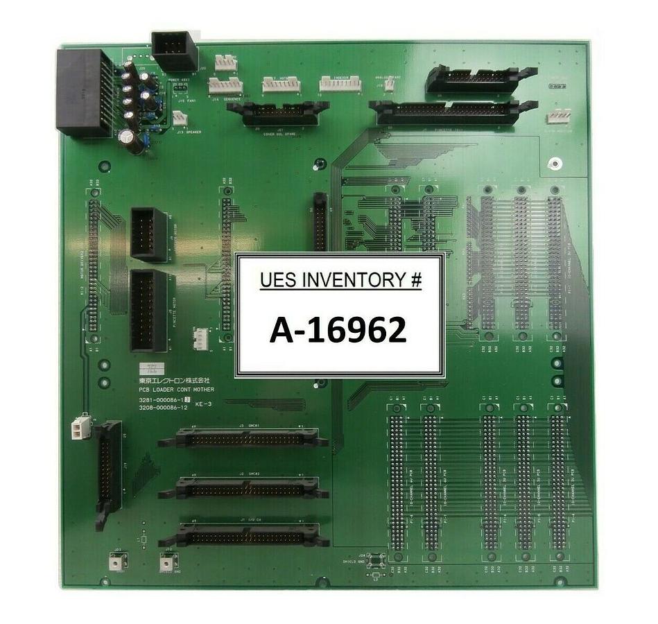 Used TEL Tokyo Electron 3281-000086-13 Backplane PCB Loader CONT Mother P-8 Working
