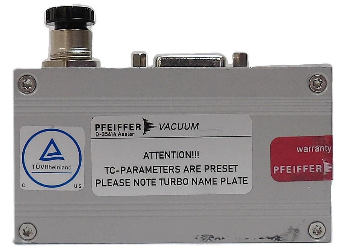 Used Pfeiffer Vacuum PM C01 971 A Turbomolecular Pump Controller SplitFlow 80 Working