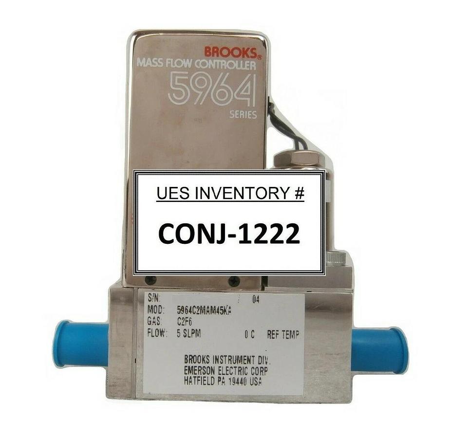 Used Brooks 5964C2MAM45KA Mass Flow Controller MFC Novellus 22-10521-01 Working Spare