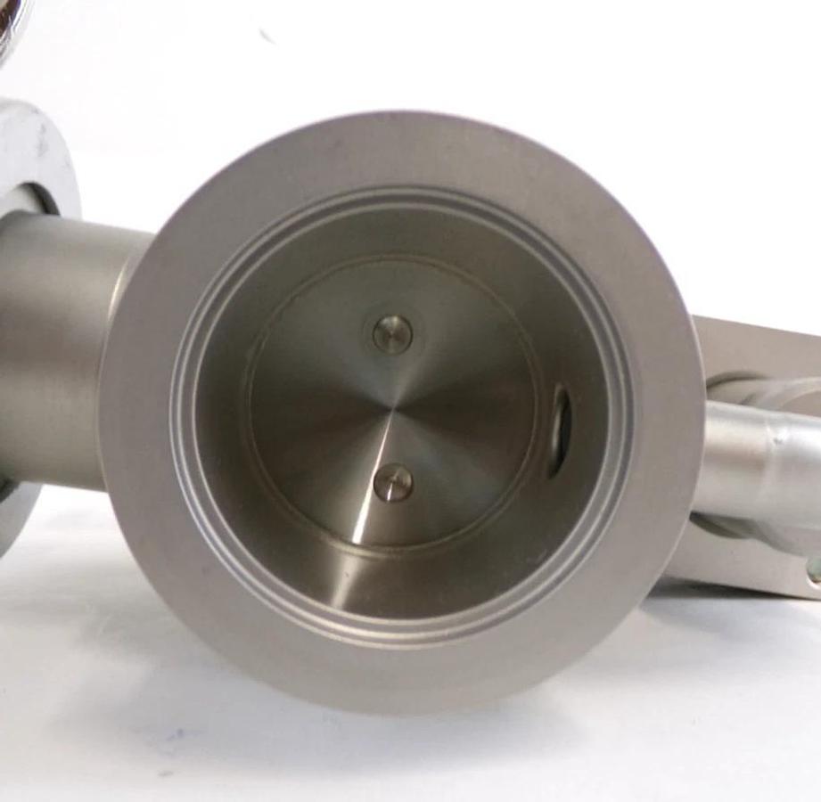 Used MKS Instruments 100016533 UHV Angle Valve Reseller Lot of 2 Working Surplus